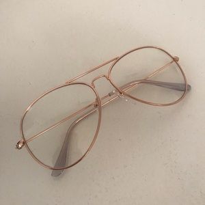 Vintage look aviator glasses